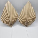 zápich na tortu - Palmový list /béžový/ 14,7