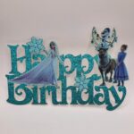 Pap. zápich na tortu Happy Birthday - Frozen 01