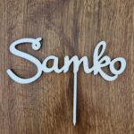Zápich na tortu - meno Samko 02