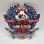 dekorácia na tortu/magnetka - Motorka - LOGO HARLEY DAVIDSON 01