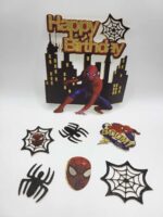 pap.zápich na tortu Happy Birthday - Spiderman 02