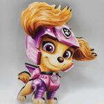 Dekorácia na tortu/magnetka Labková patrola - Super Skye 01