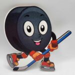 Dekorácia na tortu/magnetka - Puk /Ľ/