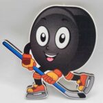 Dekorácia na tortu/magnetka - Puk /P/