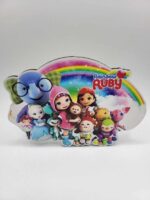 dekorácia na tortu/magnetka - Ruby z dúhy /Rainbow/03/