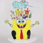 Pap.zápich na tortu - Happy Birthday - SpongeBob 02 – Obrázok 2