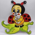 Dekorácia na tortu/magnetka Lienka 01 /17/