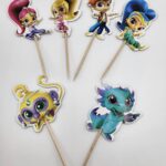 Zápich do cupcakes - Shimmer and Shine