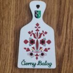 Lopárik - Čierny Balog folklórny motív /biela/