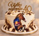 Zápich na tortu číslo 40 /french/5,5/ – Obrázok 2