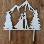 Svadobný pár + hory