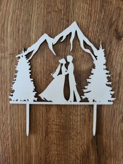 Svadobný pár + hory