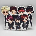 Dekoráciana tortu/magnetka Hudobná skupina BTS 01