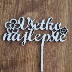 Zápich - Všetko najlepšie + kvietok