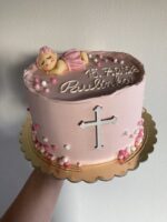 Dekorácia na tortu/zápich - drevený krížik /Typ A/8/ – Obrázok 4