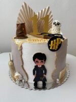 zápich na tortu - Palmový list /béžový/ 10,5 – Obrázok 3