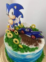 Dekorácia na tortu/magnetka - Ježko SONIC /blue/ 01 – Obrázok 3