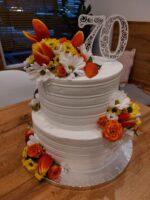 zápich na tortu - číslo 70 /ornament/ – Obrázok 3