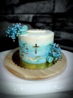 Dekorácia na tortu/zápich – pl. krížik zlatý /Typ A/5/ – Obrázok 4