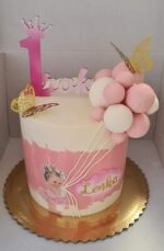 dekorácia na tortu/magnetka - BABY + korunka /19/ – Obrázok 2