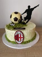 dekorácia na tortu/magnetka – AC MILANO – Obrázok 2