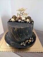 pl.zápich na tortu – Happy Birthday /Zlatá 02/ – Obrázok 2