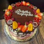 Nápis na tortu - Všetko najlepšie / kvietok – Obrázok 2