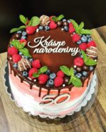 dekorácia na tortu - dekoračné číslo 50 /new/ – Obrázok 3