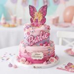 Dekorácia na tortu/magnetka - Barbie motýľ/04 – Obrázok 2