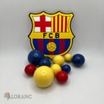 Dekorácia na tortu/magnetka - FC Barcelona /11,5/ – Obrázok 3