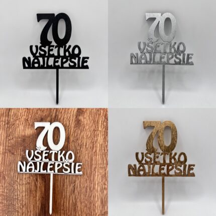 zápich na tortu/Všetko najlepšie 70 /10/