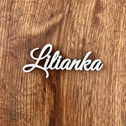 Drevený výrez meno Lilianka