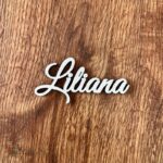Drevený výrez meno Liliana