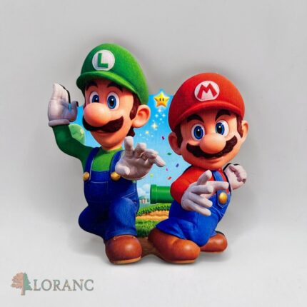dekorácia na tortu/magnetka - Super Mário a Luigi /01