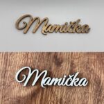 drevený výrez/nápis - Mamička 01