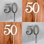Zápich na tortu číslo 50 /tangle/7,5/