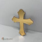 Dekorácia na tortu/zápich – pl. krížik zlatý /Typ C/8/ – Obrázok 2