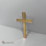 Dekorácia na tortu/zápich – pl. krížik zlatý /Typ A/5/ – Obrázok 2