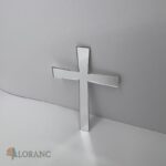 Dekorácia na tortu/zápich – pl. krížik strieborný /Typ A/5/ – Obrázok 2