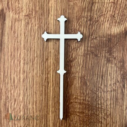 Dekorácia na tortu/zápich – drevený krížik