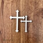 Dekorácia na tortu/zápich - drevený krížik /Typ A/8/ – Obrázok 2