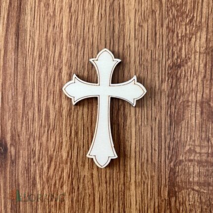 Dekorácia na tortu/zápich – drevený krížik