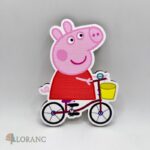 Dekorácia na tortu/magnetka Peppa Pig 05 /ľavý/