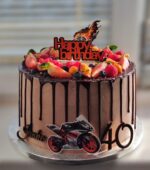 pap.zápich na tortu Happy Birthday Motorka 01 – Obrázok 2