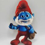 Dekorácia na tortu/magnetka - Šmolko - Tatko Šmolko