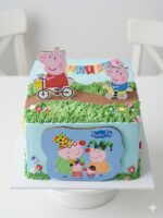 Dekor. na tortu/magnetka Peppa Pig 03 – Obrázok 3