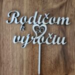 Zápich na tortu - Rodičom k 30. výročiu