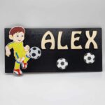 Tabuľka na dvere - Alex + futbalista