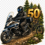 Magnetka na objednávku - Motorkár 50