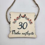 Visačka - Pergamen - Všetko najlepšie 30 /01